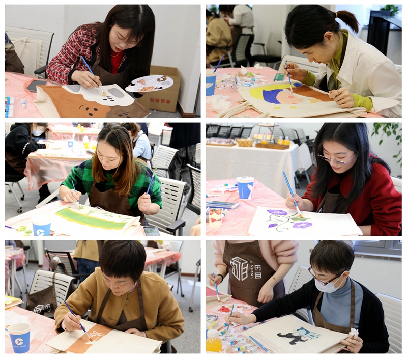 明日控股舉辦&ldquo;女神節&rdquo;手繪帆布包活動